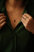 Load image into Gallery viewer, Medium Black Zircon Necklace
